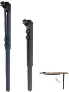 Benbuoo Foldable Aluminum Alloy Table Legs, 25-34" Adjustable Height, DIY by Unknown