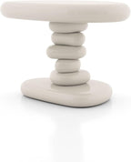 24/7 Shop at Home Kavren Modern 22-inch Oval Glossy Pedestal End Table - Image 9