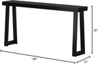 Plank+Beam Solid Wood Console Table, 66 Inch, Sofa Table, Narrow Entryway Table - Image 2
