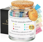 Spanish Bible Verse Jar,Frasco De Tarjetas Con Versículos Bíblicos RVR 1960 by Qunrwe