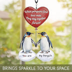 Gifts for Him Her - Wedding for Women Men Couple - Birthday Gift for Girlfriend Boyfriend - Romantic I Love You Gift for Wife - Couple Penguin Ornaments for Christmas Valentines Day - Image 6