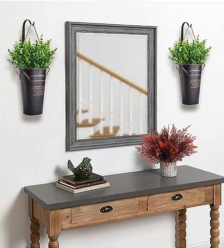 CATTREE Artificial Fern Shrubs Fake Boston Ferns Plant Bushes Plastic Leaves Plants Indoor Outdoor Garden Window Box Verandah Decor Party Table Centerpieces Wedding Christmas DIY Decoration Red 8 Pack - Image 7