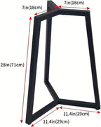 Metal Round Table Legs 28 Inch Metal Coffee Table Legs - Image 5
