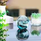 Qianwei Ocean Waves Hand Blown Glass Decor Crystal Ball Sea Figurines Gifts - Image 4