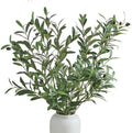2 PCS 39 Inch Faux Olive Branches Artificial Flowers Greenery Stems by VICROL