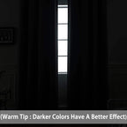 Yakamok Dove Grey Room Darkening Curtains 84 inch Sliding Door Drapes | 1 - Image 3