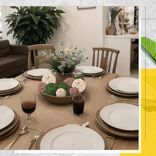Jetec 18 Pcs Moss Wicker Decorative Balls for Centerpiece, Large Size - Image 5