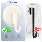OUTXE Wreath Hanger for Front Door, Upgraded Suction Cup Reef Hook - Image 4