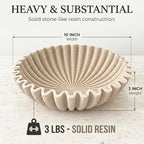 OAKOA Large Decorative Bowl for Home Decor - Key Bowl for Entryway Table - Image 3