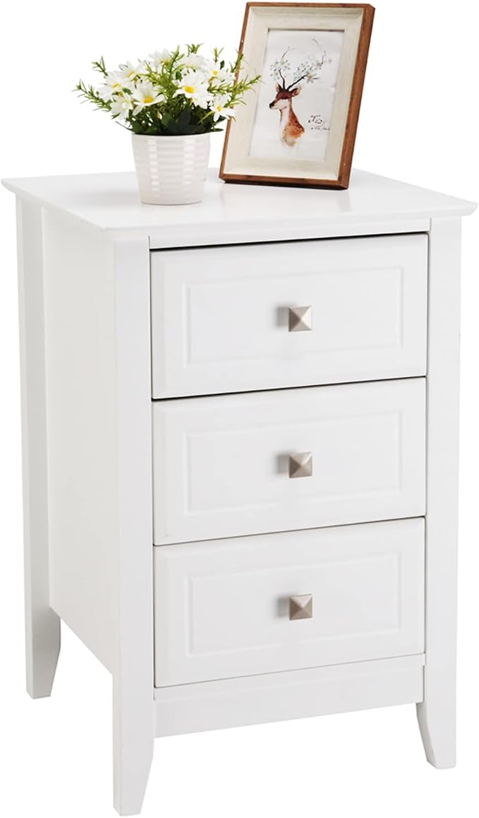 Bonnlo Upgraded White Night Stands - Image 8