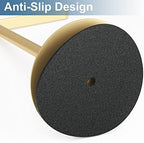 Gold T-Shaped Hand Towel Holder Stand for Countertops, Stainless Steel - Image 3