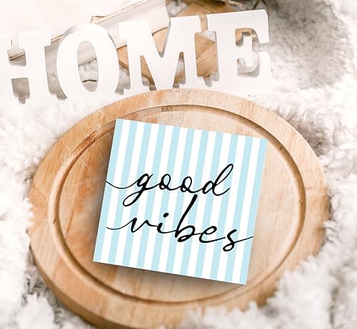 SRADMO Inspirational Wood Box Sign Desk Decor, Inspirational Office Decor, Light Blue Striped Motivational Theme Wooden Block Box Sign Decoration for Home Office Shelf Table Decorative Accessories - Image 5