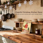 Vintage Christmas Decor Tin Signs Xmas Gifts for Women Girls - Image 2