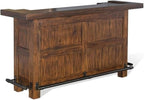 Pemberly Row 78" Farmhouse Wood Freestanding Island Home Bar Unit, Stemware - Image 2