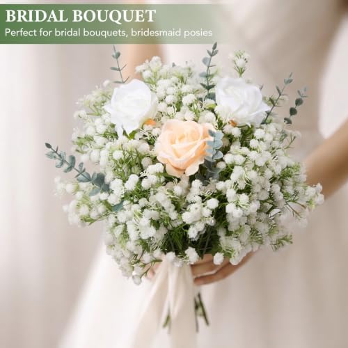 30 Pcs Babys Breath Artificial Flowers,Baby Breath Flowers Artificial Bulk - Image 5