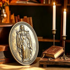 Vintage Jesus Wall Sculpture,Jesus Wall Decor,Sacred Heart of Jesus Decor - Image 6