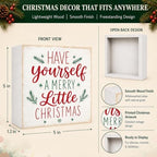 Christmas Decorations Have Yourself A Merry Little Christmas Wooden Sign - Image 4