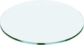 18" Round Tempered Glass Table Top by Unknown