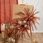 Serwalin 60PCS 17.7" Burnt Orange Pampas Grass Decor for Vase Filler Home - Image 6