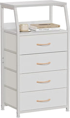 Furnulem Tall 4 Drawers Dresser, Vertical Storage Tower - Image 4