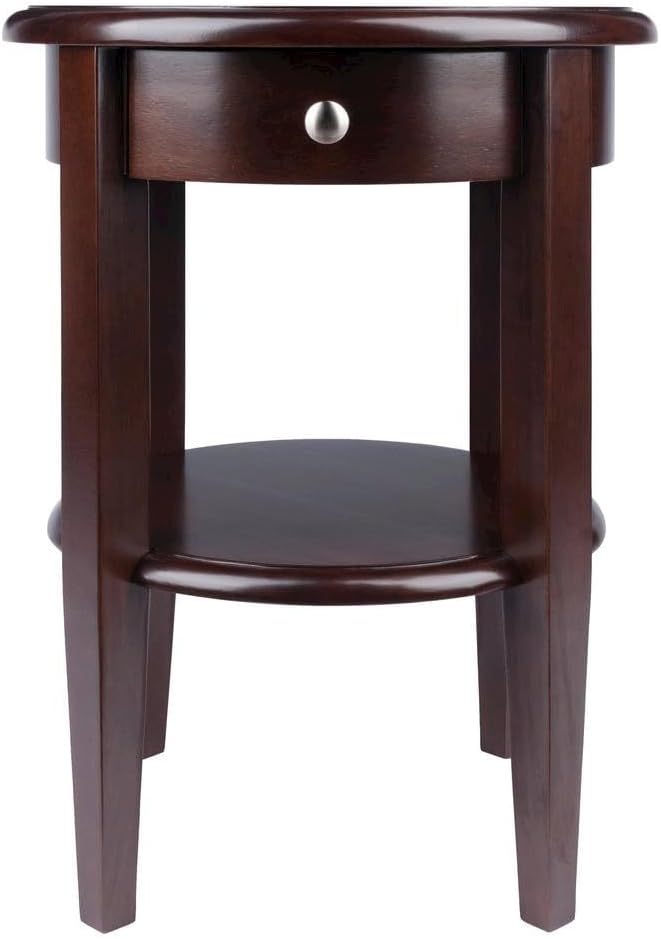 Furnifact Farmhouse End Table Solid Wood - Image 3