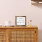 Today is A Good Day for A Good Day Inspirational Wood Box Sign for Home Decor,Freestanding Mini Wood Block Sign for Desk,Shelf or Wall Display 6" x 6" x 1.57" - Image 5