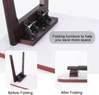 8 Pack Folding Brackets for Table Bed Leg Feet, Self-Lock Hinge Hardware - Image 7