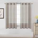 H.VERSAILTEX Linen Curtains Flax Linen Blended Curtain Panels by HVERSAILTEX