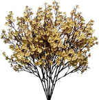 Mandy's 15 Bundles Artificial Gold Baby’s Breath Flowers by Mandys