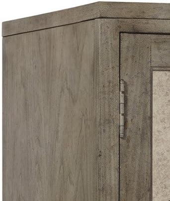 Hooker Furniture Melange 4-Door Diamante Console in Weathered Gray - Image 4