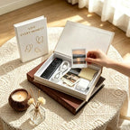 Aesthetic Decorative Books, Set of 3 Fake Book Boxes with Storage Space - Image 6