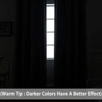 Yakamok Room Darkening Curtains 42x63 inch Length Purple-Living Room | 2 panels - Image 3
