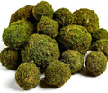 USMOLA 18-Piece Moss Balls Set - 6 Large 3.2" & 12 Small 2" Artificial Moss Decor for Bowls, Vases | Handmade Natural-Look Decorative Filler Balls for Home Centerpieces, Tabletop Decor (Sunlit Green) by USMOLA