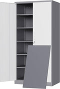 Yizosh Metal Storage Cabinet by Yizosh