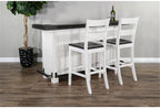 Pemberly Row 78" Farmhouse Wood Bar Unit - Image 4