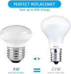 Haian Support China Cabinet Light Bulbs, 4W Short Light Bulbs, R14 E26 Curio - Image 5