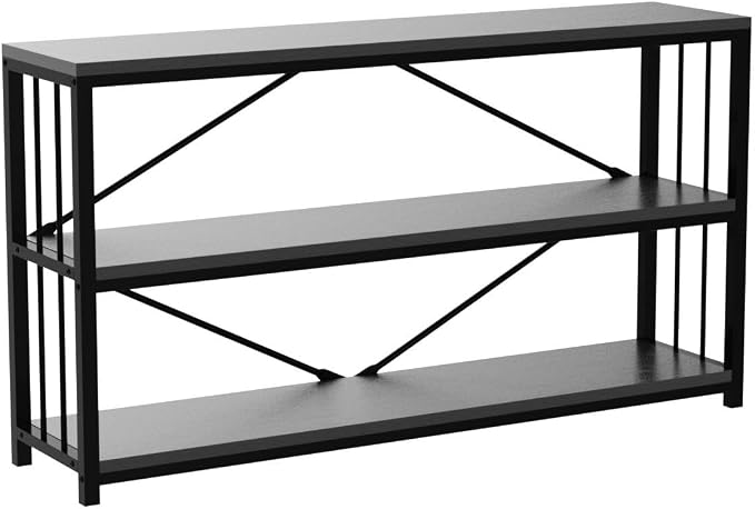 LVB Black Console Table, Modern Entryway Table - Image 4