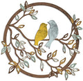 Ferraycle Metal Wall Art Bird Branches Hanging Ornament, Trendy Color by Ferraycle
