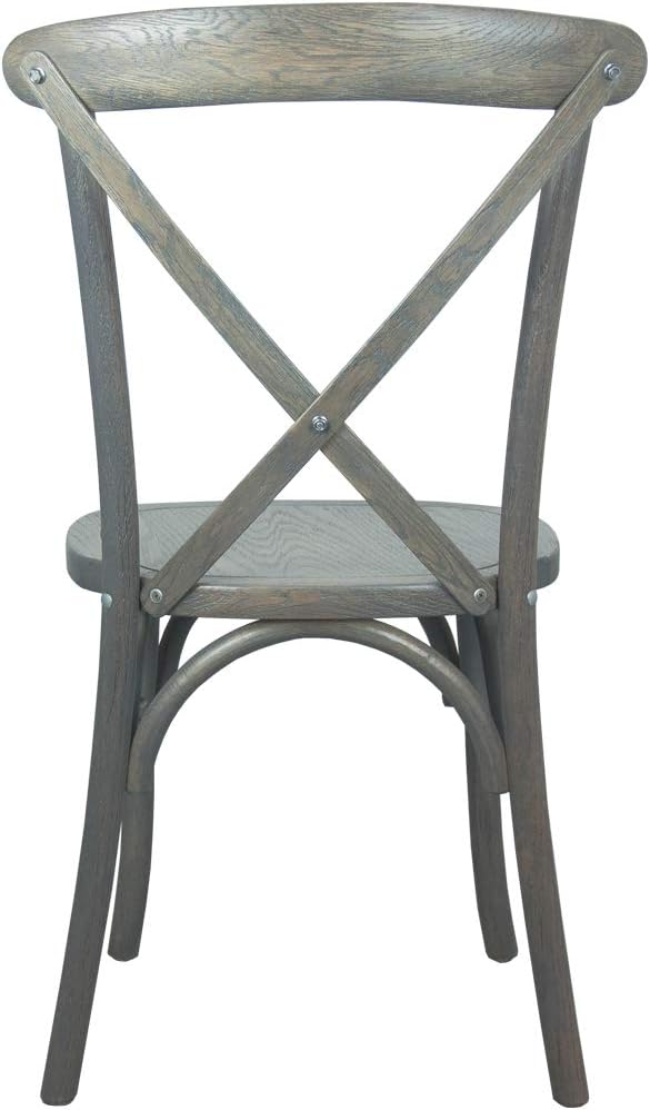 EMMA + OLIVER 2-Pack Wooden X-Back Dining Chair - Image 4