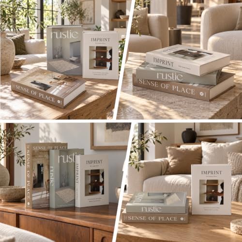 3 PCS Faux Decorative Books for Home Decor-Coffee Table Books Decor - Image 7