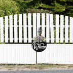 12 Inch 3D Welcome Sign for Front Door- Farmhouse Welcome Door Sign for Front Porch Decor，Wooden Door Decorations Outdoor Hanging Home Signs，Door Wreaths for Front Door Outside All Season - Image 6