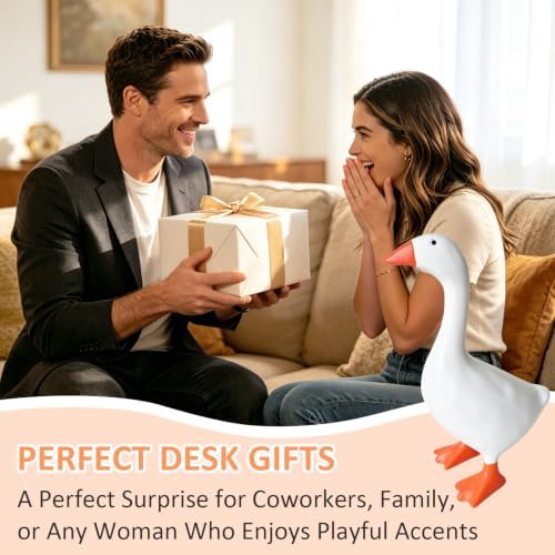 Desk Goose Statue 7 Inch with Outfit for Home Office Decor - Image 7