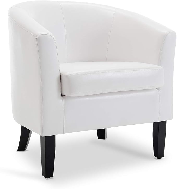 BELLEZE Accent Barrel Chair, Club Tub Sofa Corner Chair - Image 6