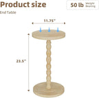 Simple Trending Round Side Table, Small Drink Table, Beside End Table - Image 3