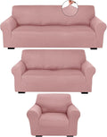 Peryiter 3 Pcs Couch and Loveseat Covers Set Sofa Cover by Peryiter