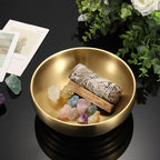 7.4" Gold Decorative Bowl, 2 Packs Key Bowls for Entryway Table - Image 4