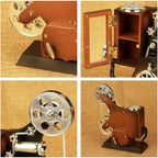 POPGIFTS Movie Projector Music Box, Mini Antique Vintage Music Box Plays - Image 6