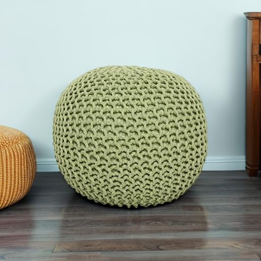 REDEARTH · Round Pouf Foot Stool Ottoman - Image 5