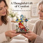 Christian Cardinal Memorial Gifts, Cardinal Decor Acrylic Plaque for Women - Image 3