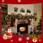 Lucky Merit Black Cat Christmas Decor, 3 Pcs Wooden Cat Wall Decorations - Image 6